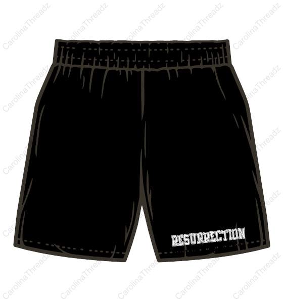 Physical Education Adult Size Short 9" Inseam - Black