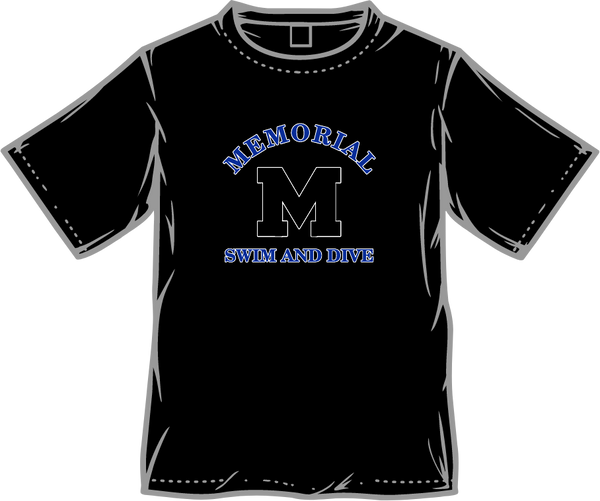 Memorial Tiger Swim Team - Fan Shirt