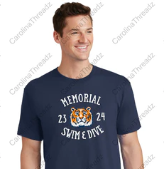 Memorial Tiger Swim Team - Fan Shirt