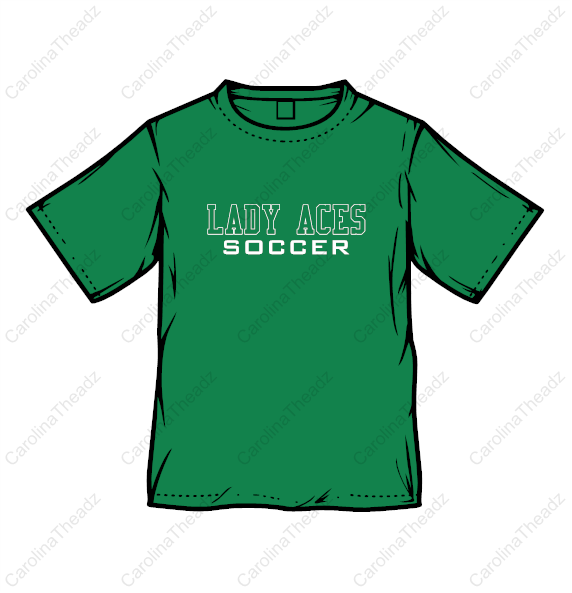 Lady Aces Soccer - Short Sleeve Wicking Practice Shirt